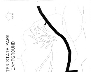 Wards Campground Map